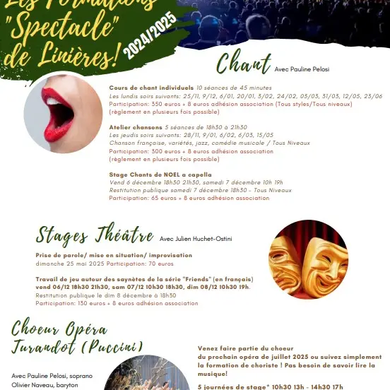 stages chant cours indiv linières