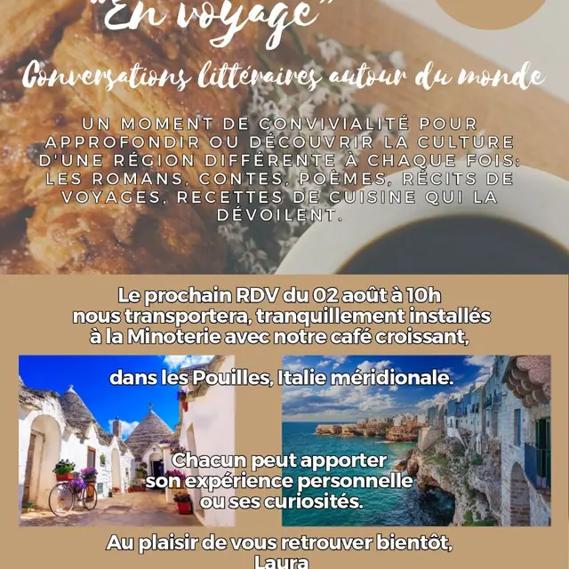 Affiche Petit dej voyage