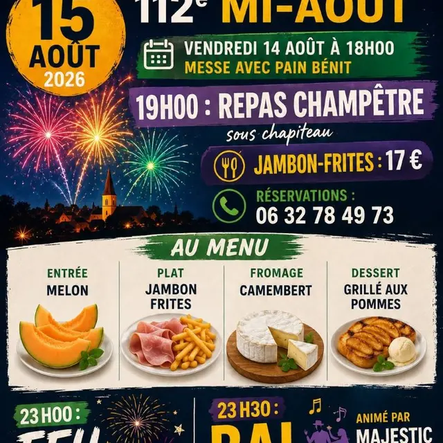 112 e mi-aout