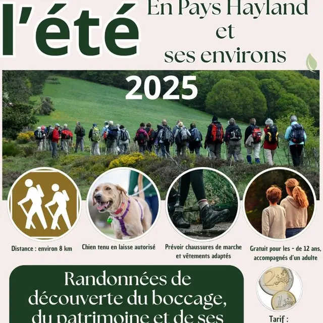 Randonnées de l'été Pays hayland
