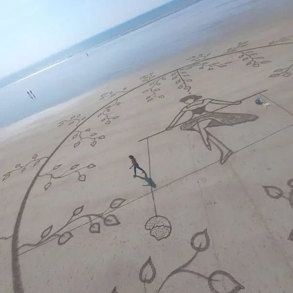 Initiation Beach Art 1-2025