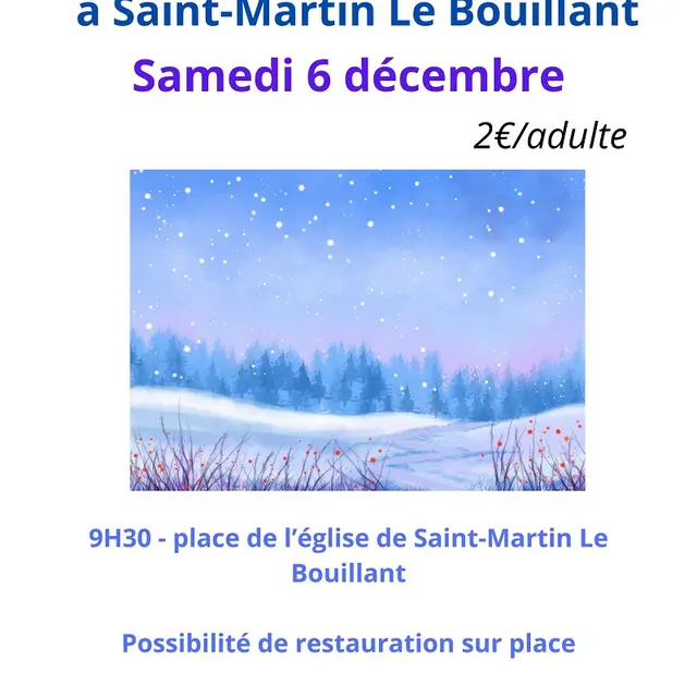 12 06 ST MARTIN LE BOUILLANT Rando Téléthon