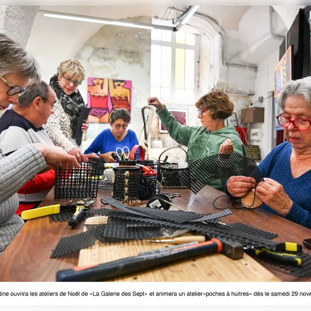 Les ateliers de Noël_La Galerie des Sept