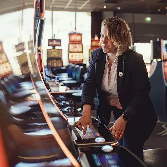 Sicherheitszertifikat und Verschlüsselungssymbol auf einem Casino-Bildschirm