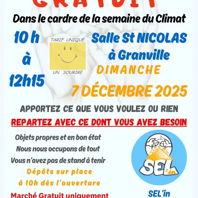 2025-12 Affiche Marché Gratuit