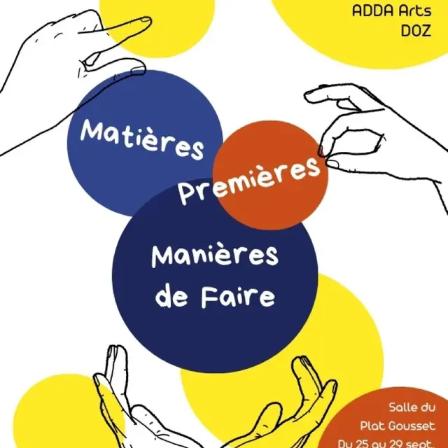 2026 - Affiche Matières premières Manières de faire