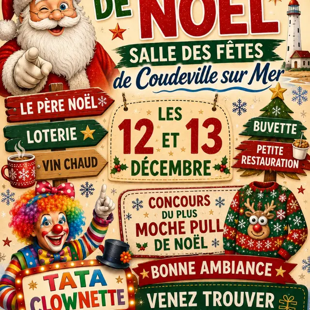 2026 - affiche noel coudeville 2026