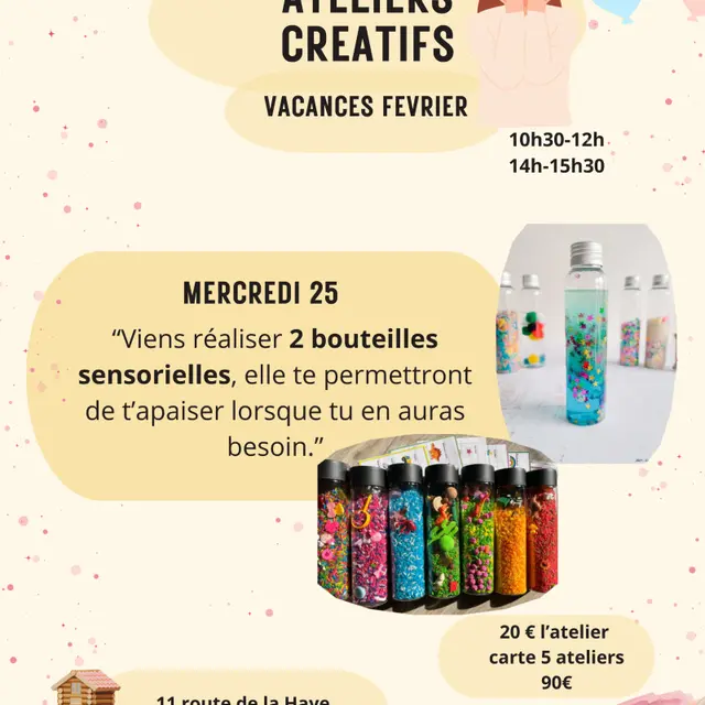 2026 - atelier créatif - bouteilles - 25 02