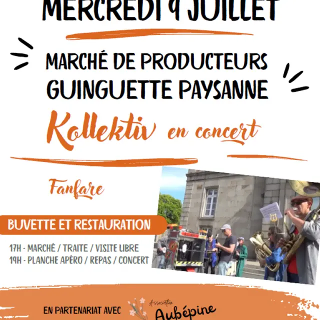 Guinguette paysanne fanfare Kollectiv