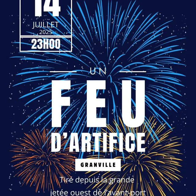 Feu d'artifice 2025