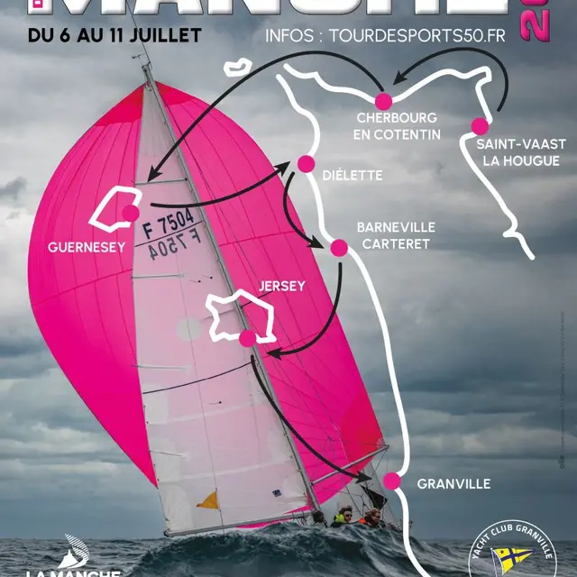 Affiche Tour des ports de La Manche 2025