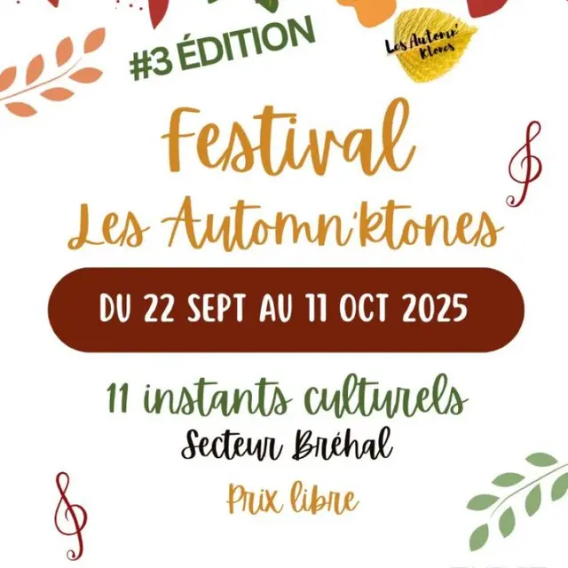 Affiche Festival Les Automn'Ktones 2025