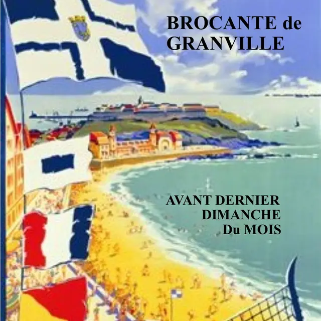Affiche Granville Fanions carrée