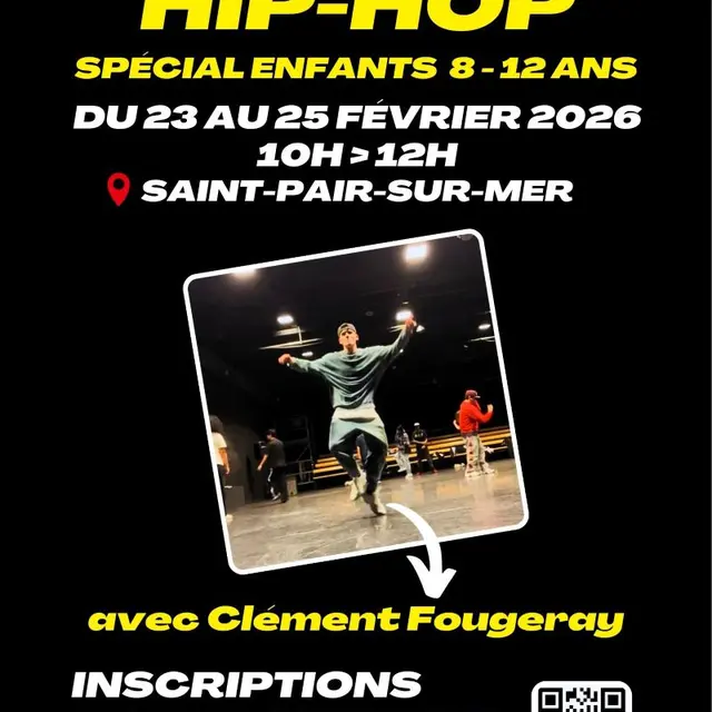 2026-02-Affiche Stage Hip-Hop février 2026