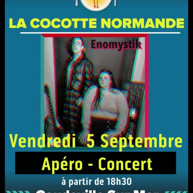 Affiche enomystick La cocotte normande Coudeville sur mer 2025