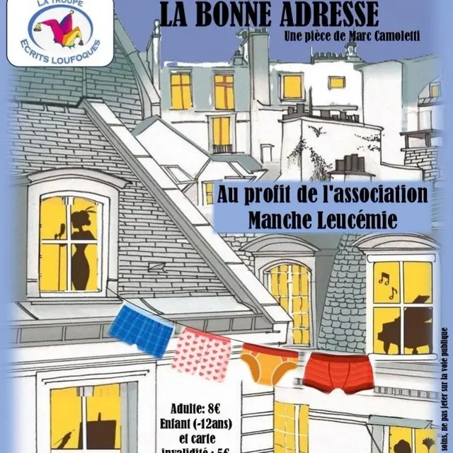 2026-Théâtre La bonne Adresse La Haye Pesnel