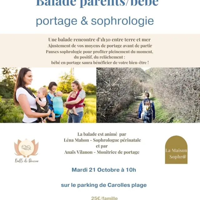 Balade sophroportage Bulle de douceur Carolles 2025