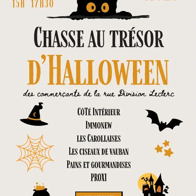 Chasse aux trésors Halloween Les Carollaises Carolles 2025