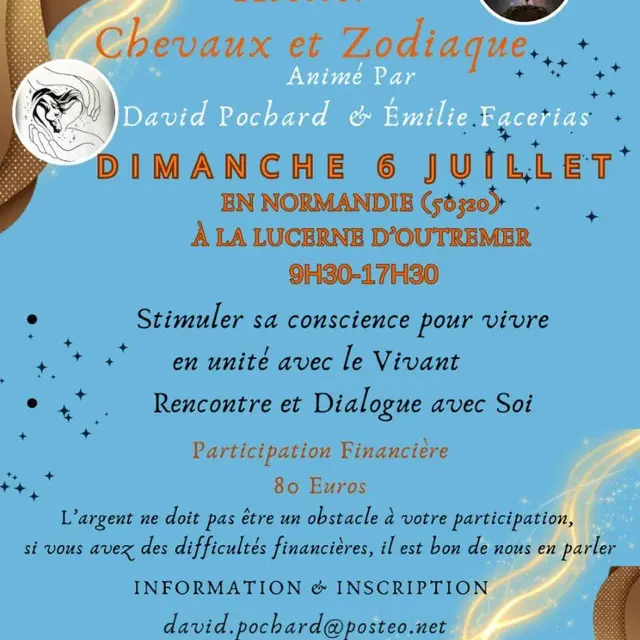 Chemin d'Etoiles Atelier Chevaux et zodiaque 2025