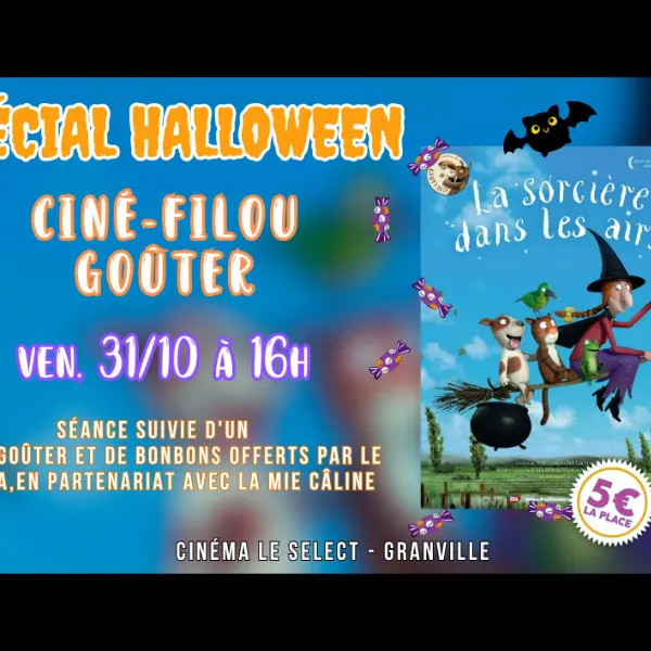 Cinéma Le Select goûter halloween Granville 2025