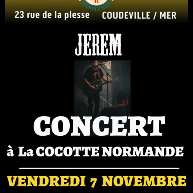 Concert Jerem La Cocotte Normande Coudeville-sur-mer 2025
