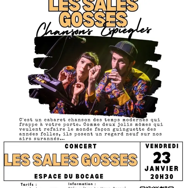 Concert Les Sales Gosses La Haye-Pesnel 2026