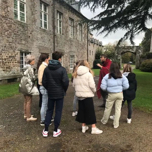 Découverte de l'abbaye par un viking