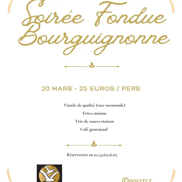 Soirée fondue bourguignonne 2026