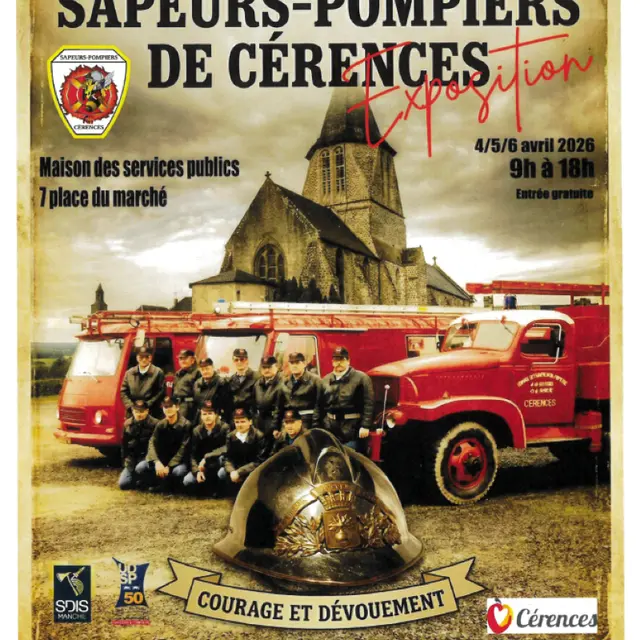 2026 - Expo hommage aux sapeurs-pompiers de Cérences