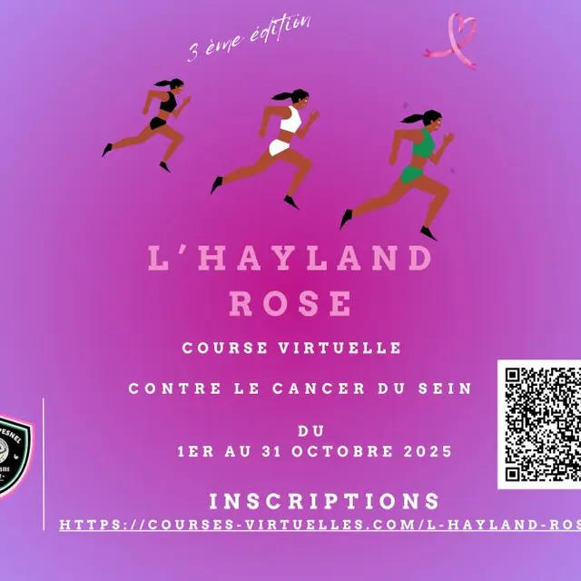 Hayland Rose courses virtuelles La Haye Pesnel Athlétisme 2025
