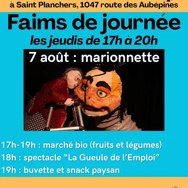 L'Accueillette Faim de journée Marionnette 2025