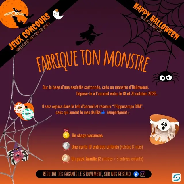 L'Hippocampe Halloween Fabrique ton monstre Granville 2025