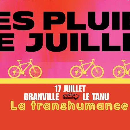 La transhumance pour les Pluies de Juillet à vélo