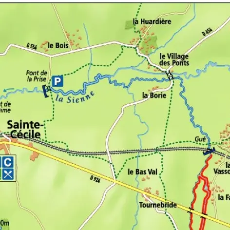 La Sienne en amont - Villedieu les Poêles