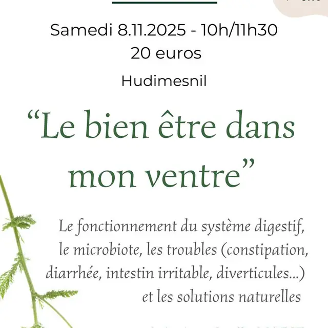 Lydie Marie 2eme partie Atelier Naturo Bien dans mon ventre Hudimesnil 2025