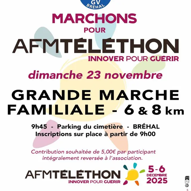 Marche Téléthon 2025