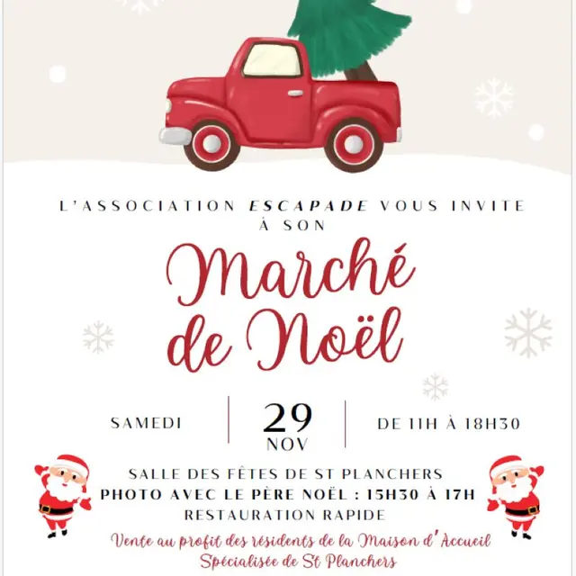 Marché de noël 2025 Saint Planchers