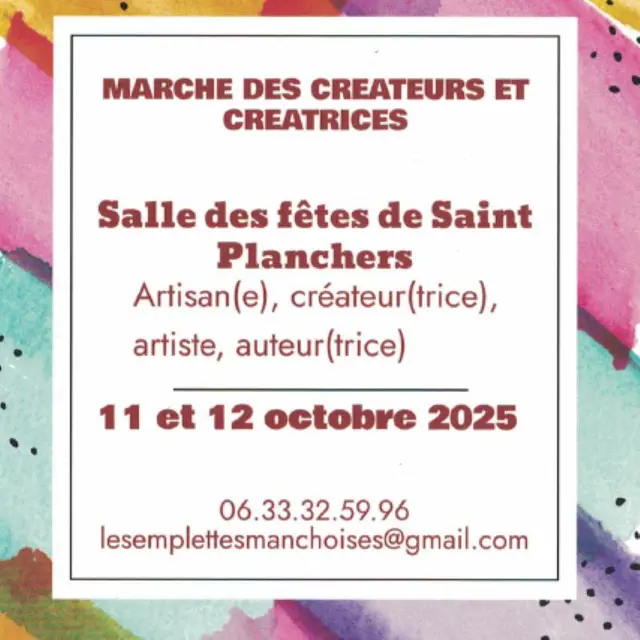 Marche des createurs Saint Planchers 2025