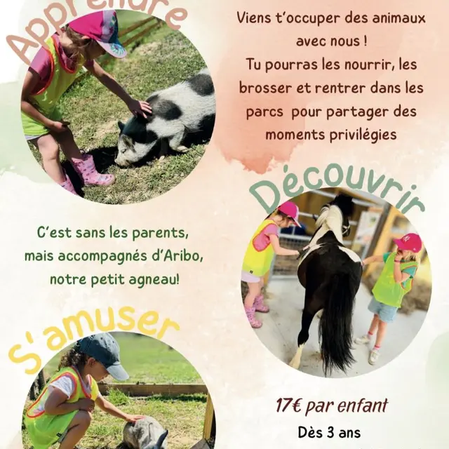 Mini ferme du Taillais - atelier mini fermier mini stage à la ferme
