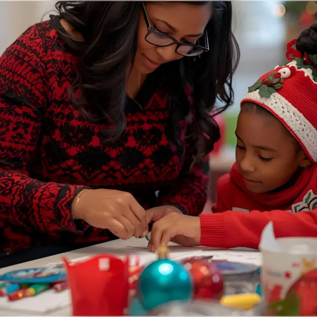 Noël atelier enfant - Canva