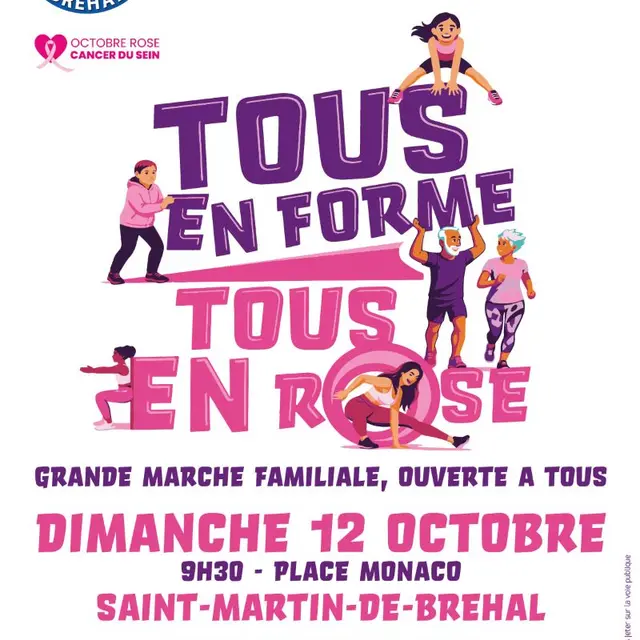 Octobre rose Saint-Martin-de-brehal 2025