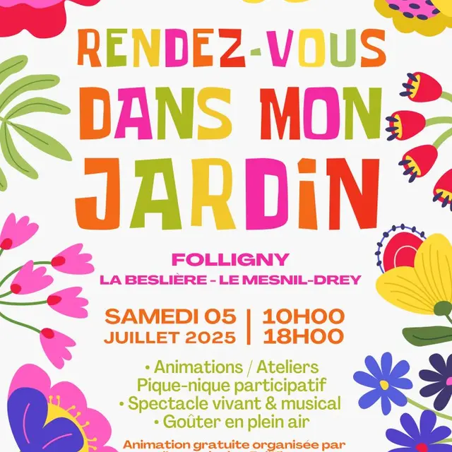 Rendez-vous dans mon jardin Fol'Klore 2025