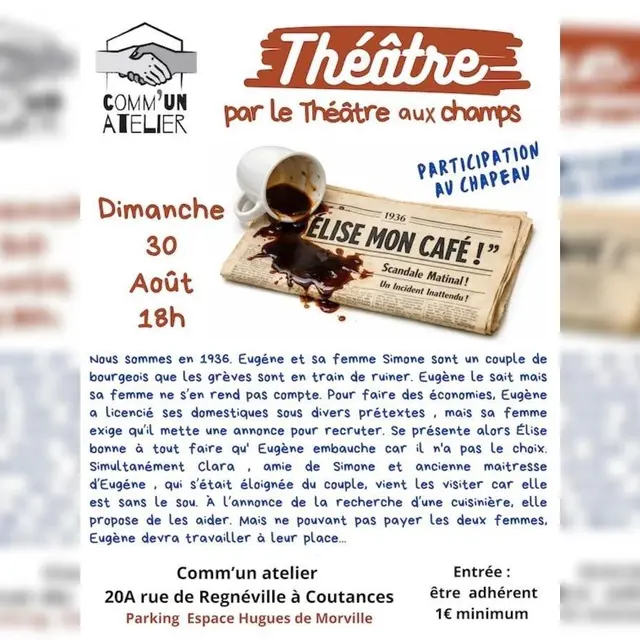 COMM'UN ATELIER - Théâtre août 2026