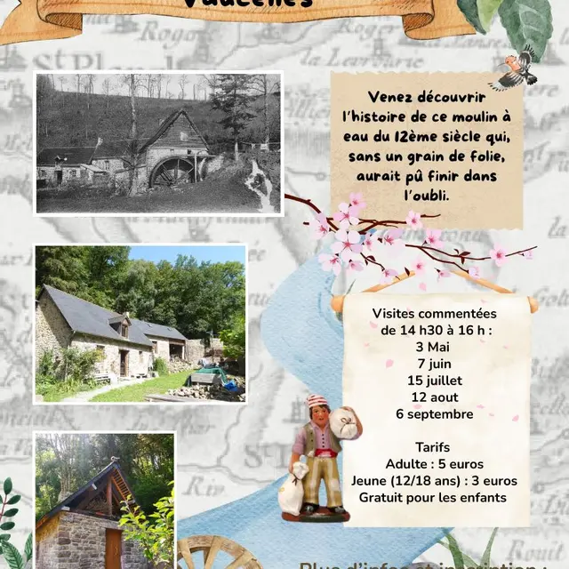 Visite du moulin de Vaucelles 2025