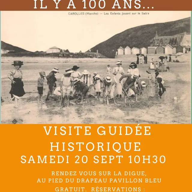 Visite historique plage de Carolles et Edenville JEP 2025