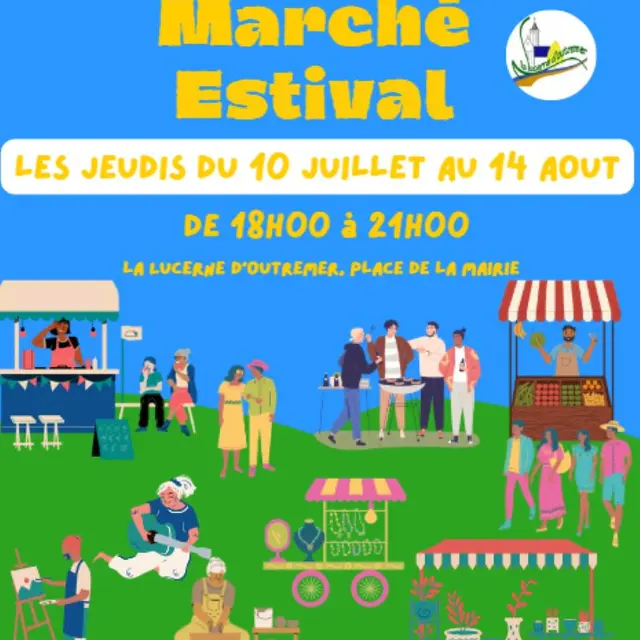 afffiche marché estival 2025