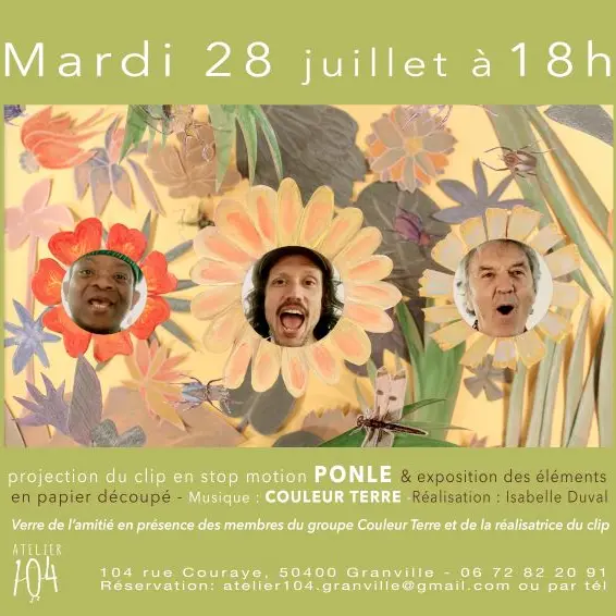 affiche 3 PONLE projection et exposition
