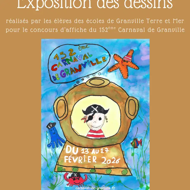 2026 - affiche dessins carnaval 2026