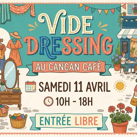 cancan cafe vide dressing