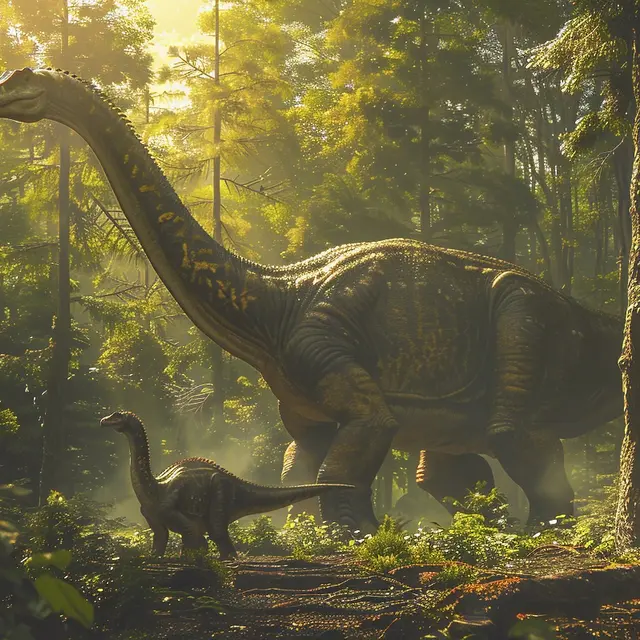 dinosaure-sauropode-dans-la-nature